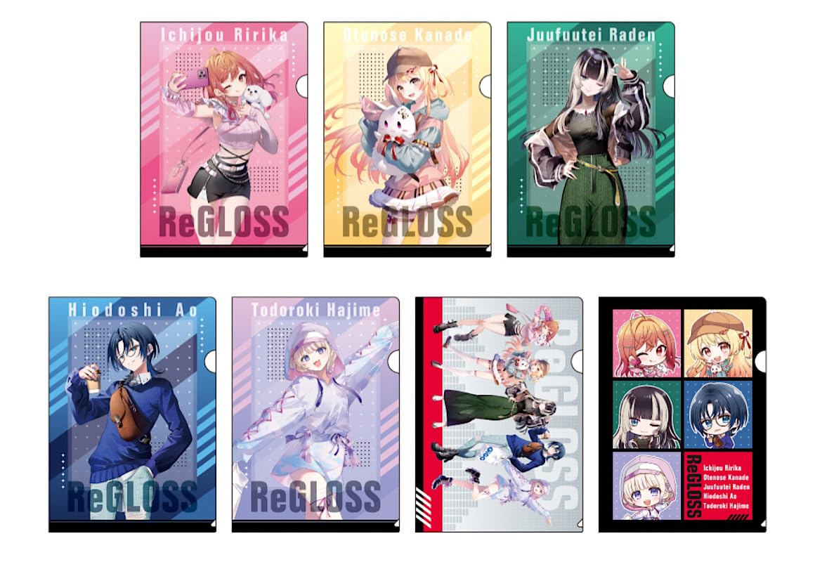 Amazon.co.jp: ホロライブ ReGLOSS GIGO コラボ クリアファイル 各種